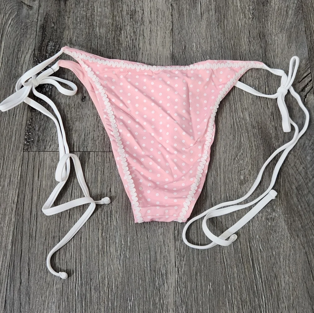 New!Frankie's Bikinis Mackenzie Cheeky String‎ Bikini Bottom